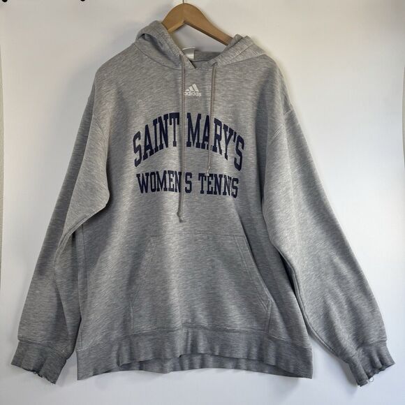 adidas Other - Vintage Adidas Saint Mary’s Women’s Tennis Sweatshirt Unisex Large Gray Academia